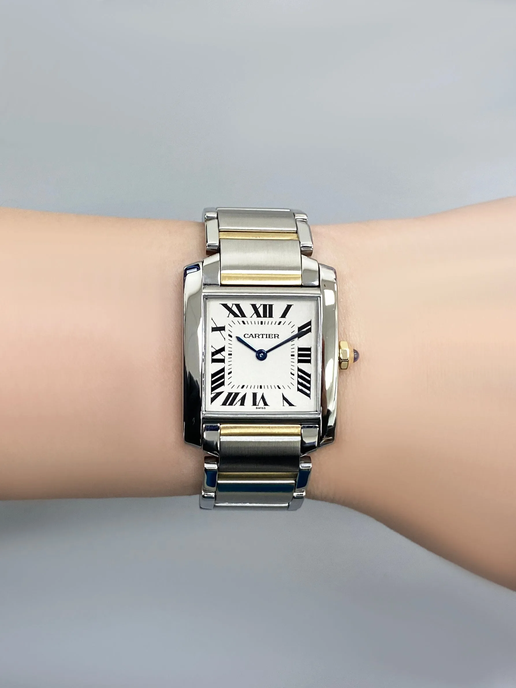 Cartier Tank Francaise W51006Q4 Two-Tone Midsize Ladies Watch
