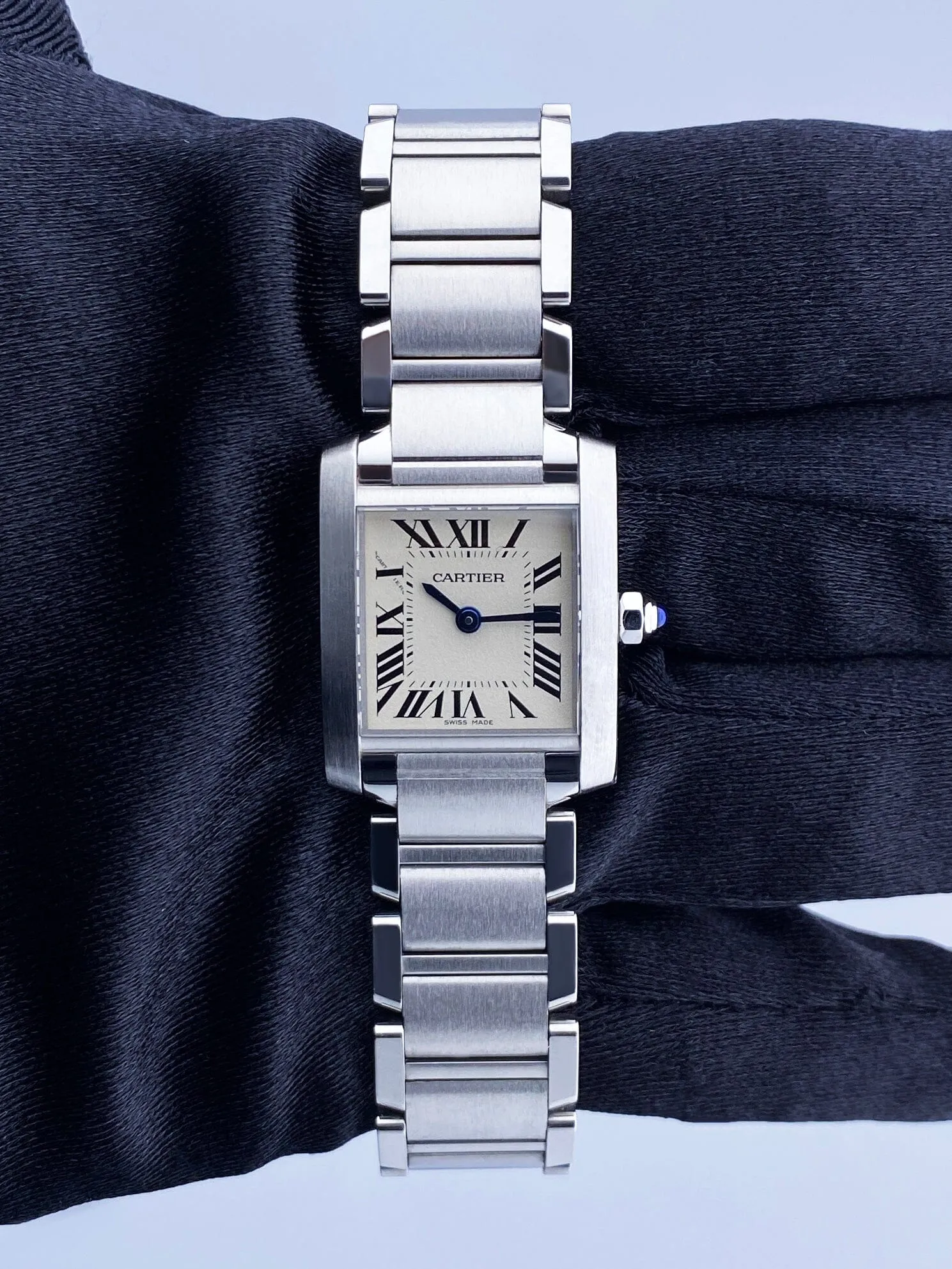 Cartier Tank Francaise W51008Q3 Stainless Steel Ladies Watch