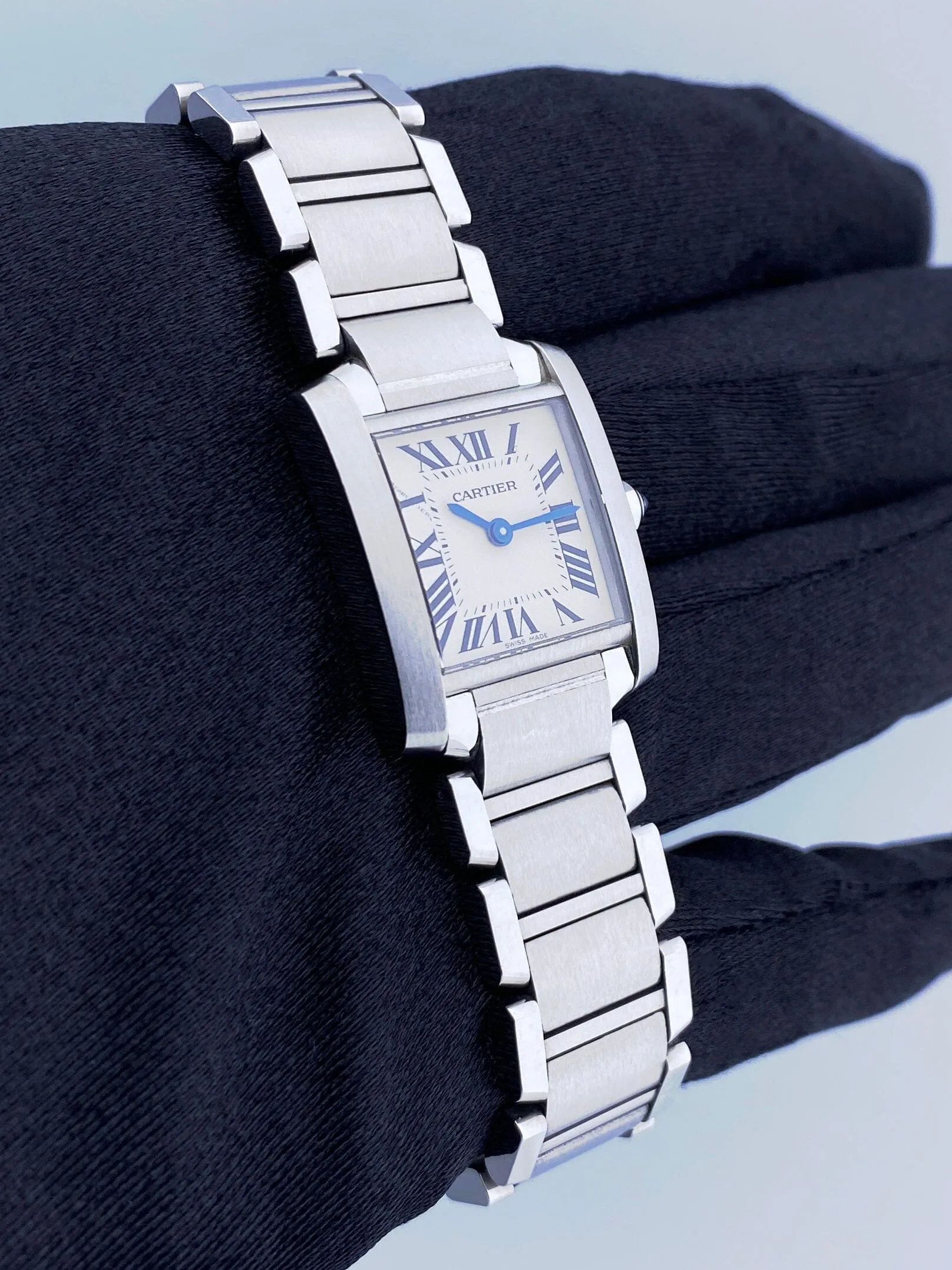 Cartier Tank Francaise W51008Q3 Stainless Steel Ladies Watch