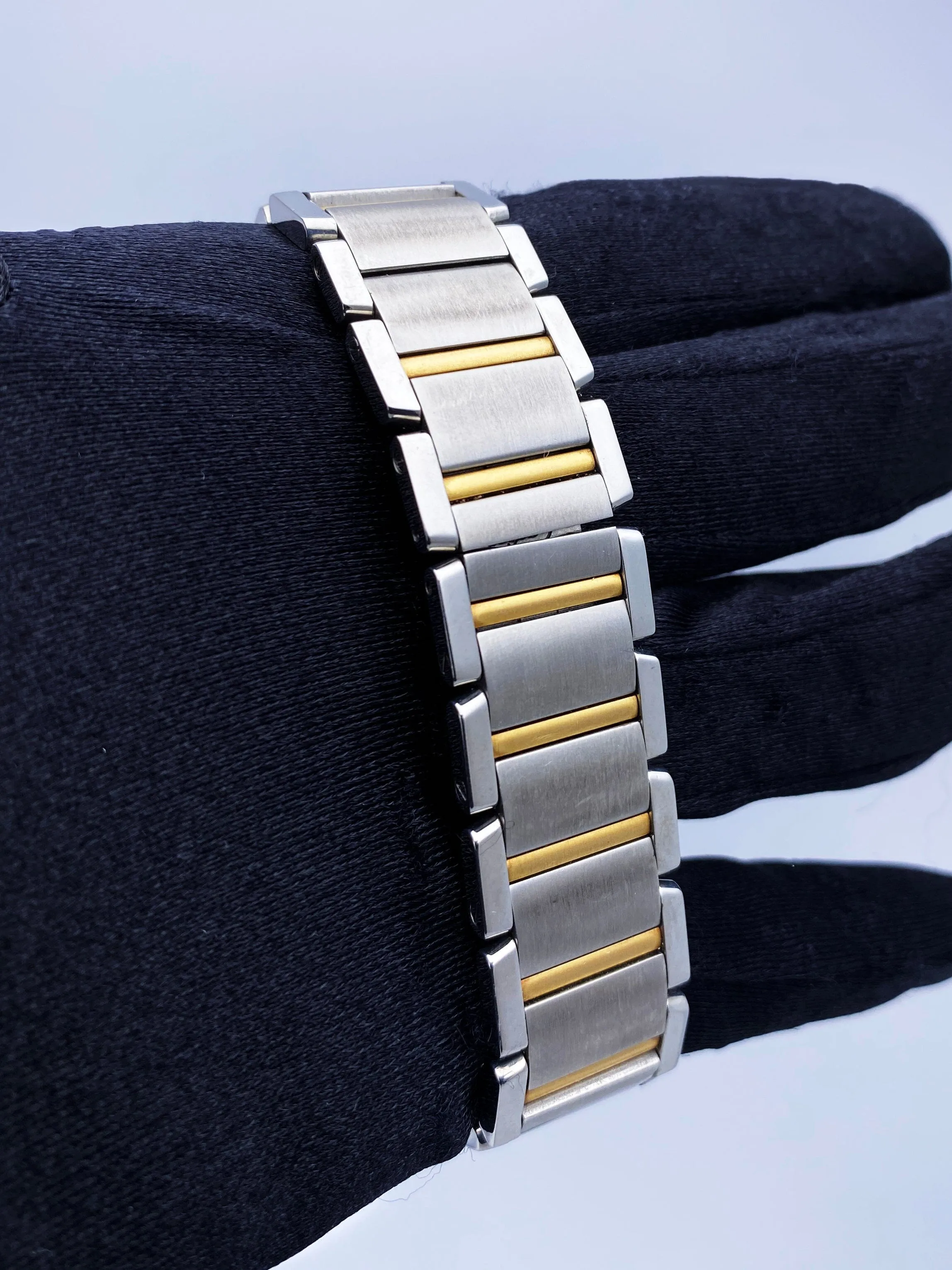 Cartier Tank Francaise W51012Q4 Two Tone Midsize Ladies Watch