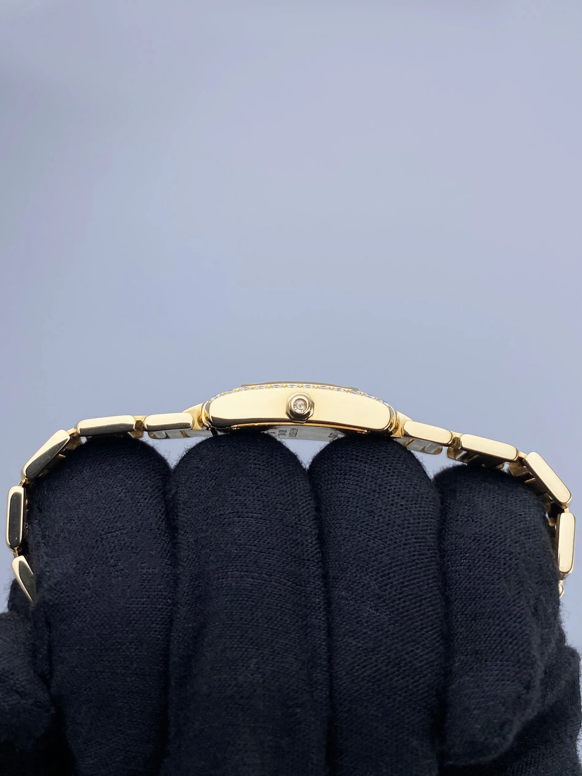 Cartier Tank Francaise WE1001R8 Diamond 18k Yellow Gold Ladies Watch