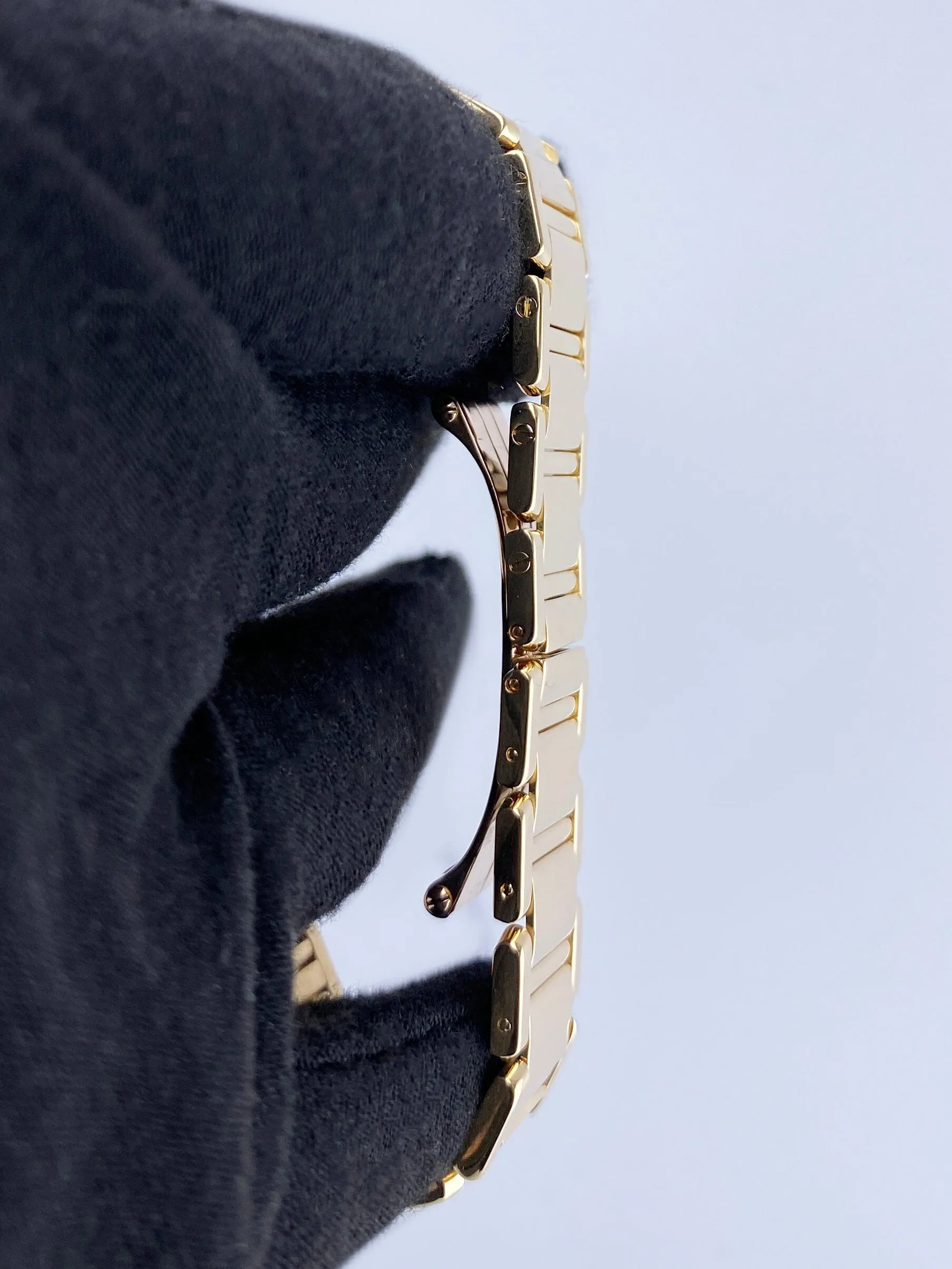 Cartier Tank Francaise WE1001R8 Diamond 18k Yellow Gold Ladies Watch