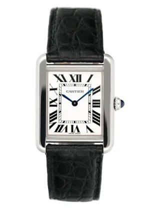 Cartier Tank Solo W5200005 Silver Dial Ladies Watch