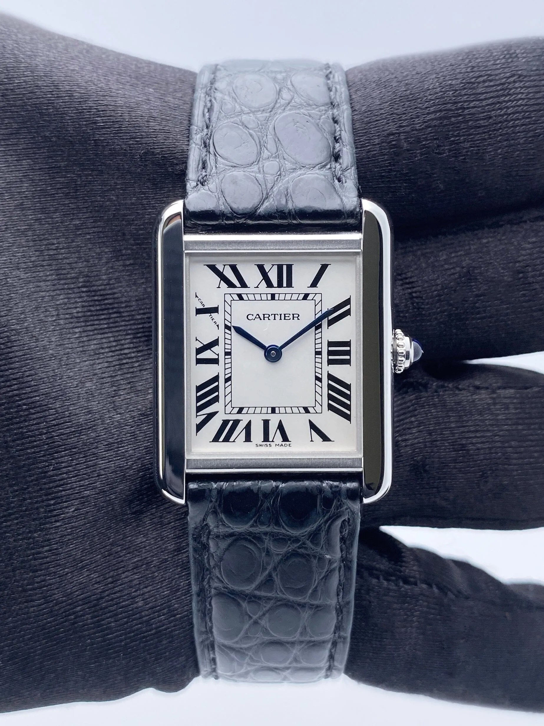 Cartier Tank Solo W5200005 Silver Dial Ladies Watch