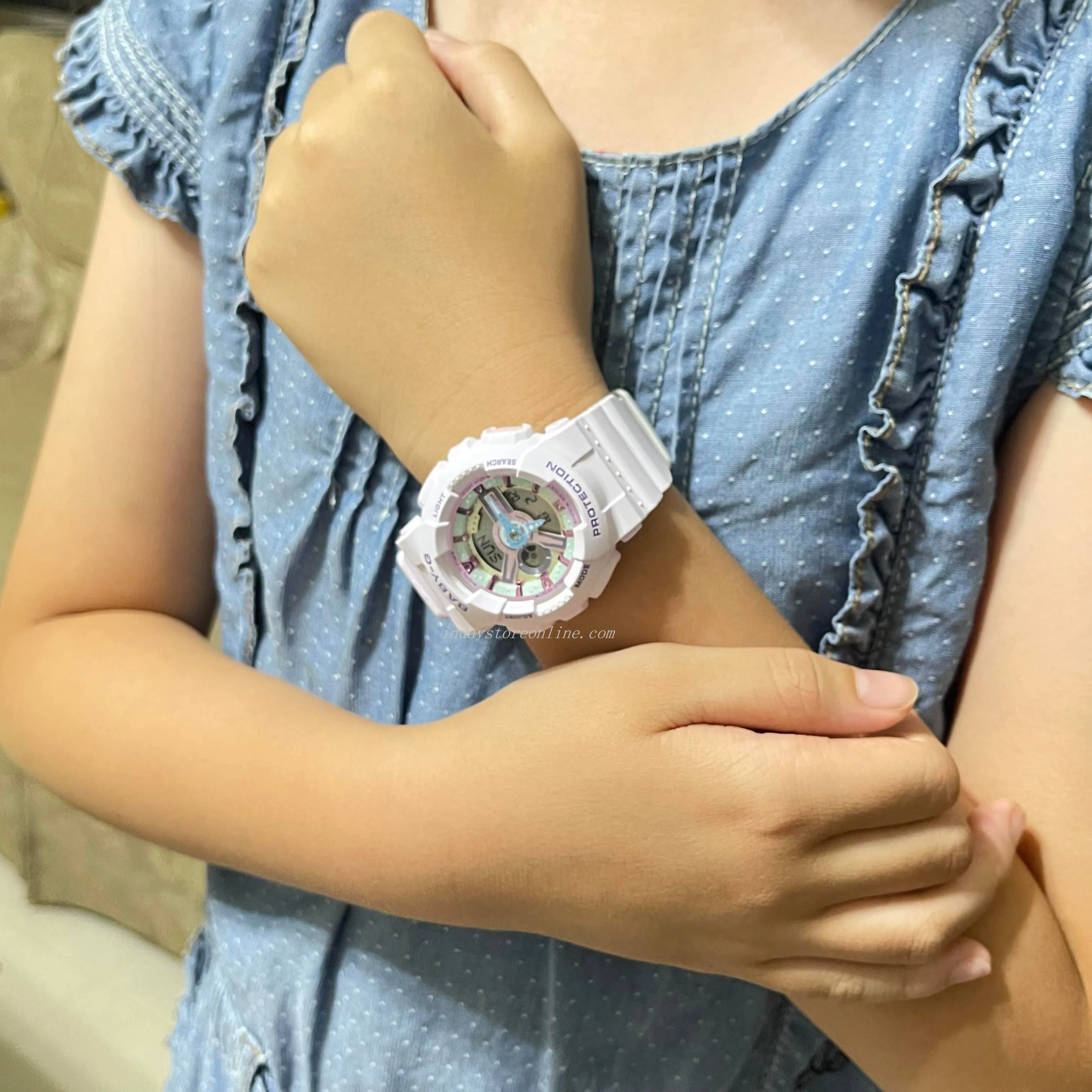 Casio Baby-G Women's Watch BA-110XPM-6A Resin Band Mineral Glass Shock Resistant