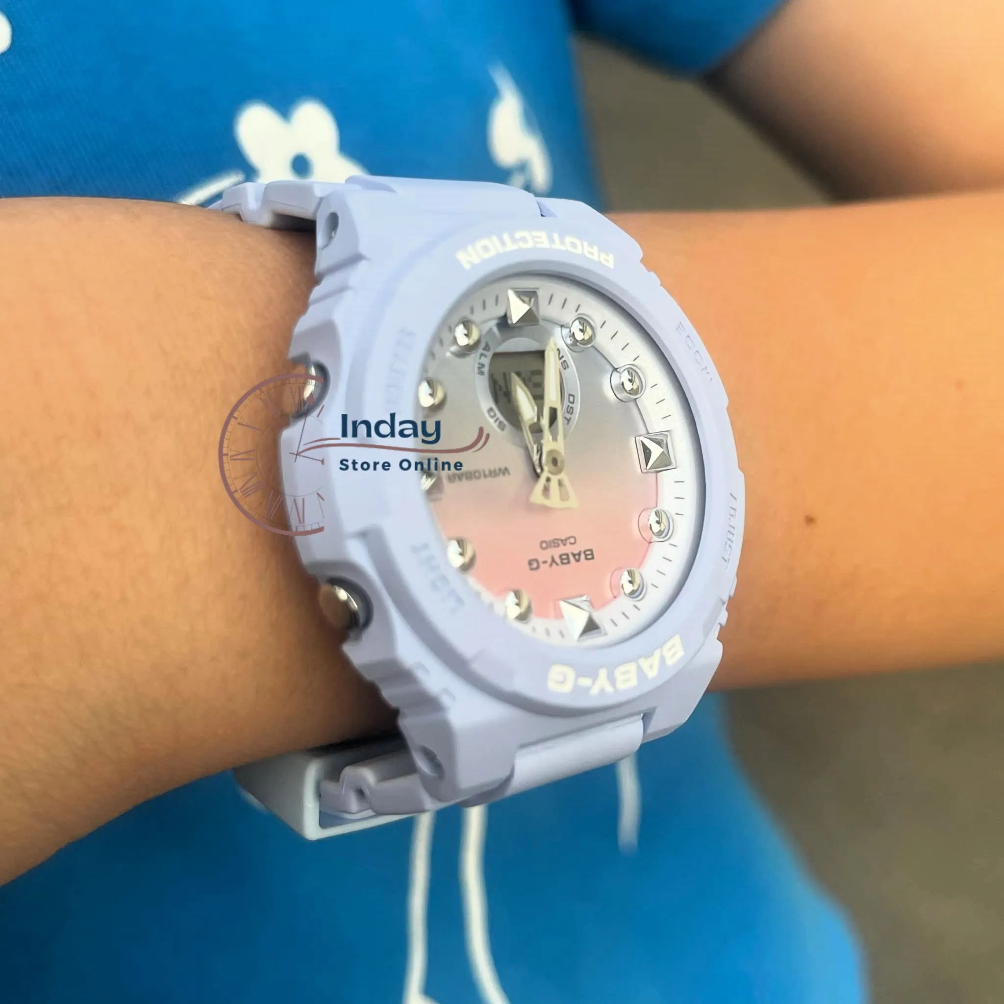 Casio Baby-G Women's Watch BGA-320-2A1 Resin Band Mineral Glass Shock Resistant