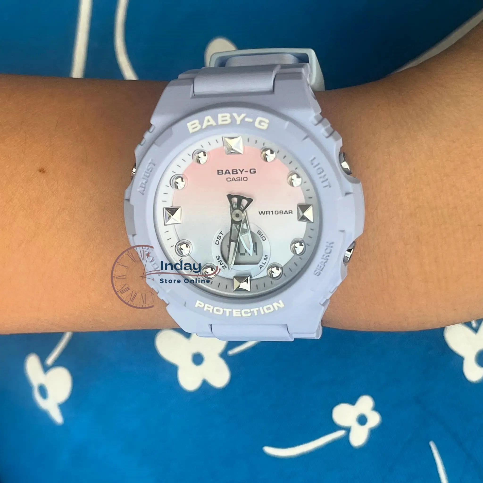 Casio Baby-G Women's Watch BGA-320-2A1 Resin Band Mineral Glass Shock Resistant
