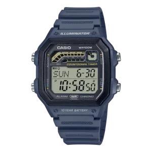 Casio Digital 10YR Battery Watch Unisex WS1600H-2A