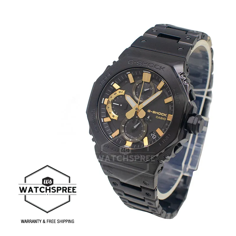 Casio G-Shock (Japan Made) GMC-B2100 Lineup 50th Anniversary Zero to One Series Chronograph Full Metal Series Bluetooth¶¸ Tough Solar Dual Time Black Ion Plated Stainless Steel Band Watch GMCB2100ZE-1A GMC-B2100ZE-1A