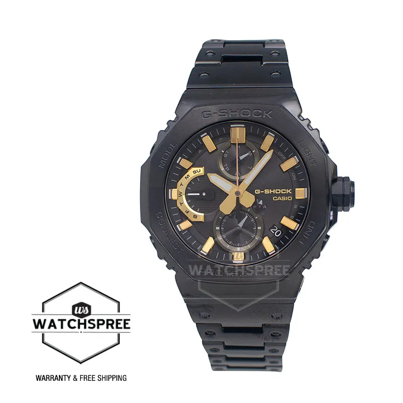 Casio G-Shock (Japan Made) GMC-B2100 Lineup 50th Anniversary Zero to One Series Chronograph Full Metal Series Bluetooth¶¸ Tough Solar Dual Time Black Ion Plated Stainless Steel Band Watch GMCB2100ZE-1A GMC-B2100ZE-1A