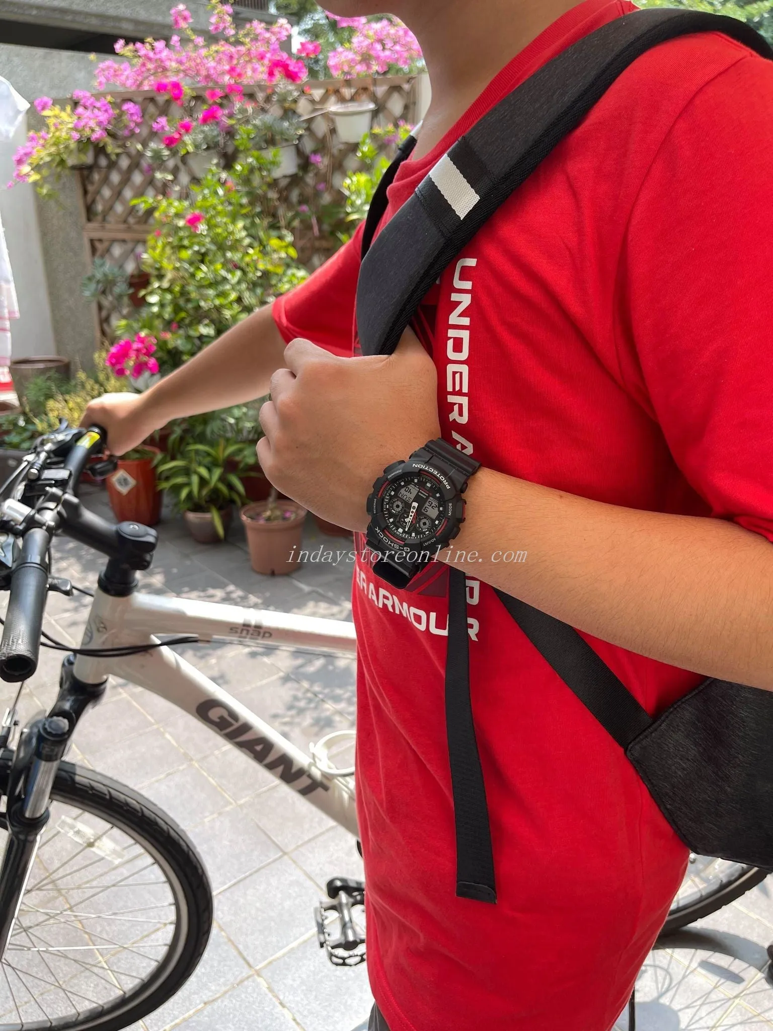 Casio G-Shock Men's Watch GA-100-1A4 Analog-Digital GA-100 Series Sporty Design Best Seller Watch