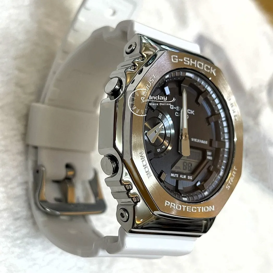 Casio G-Shock Men's Watch GM-2100WS-7A Analog-Digital 2100 Series Seasonal Collection 2023 Resin BandShock Resistant Mineral Glass