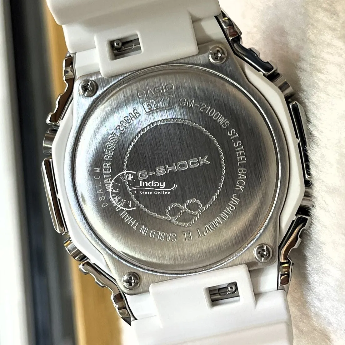 Casio G-Shock Men's Watch GM-2100WS-7A Analog-Digital 2100 Series Seasonal Collection 2023 Resin BandShock Resistant Mineral Glass