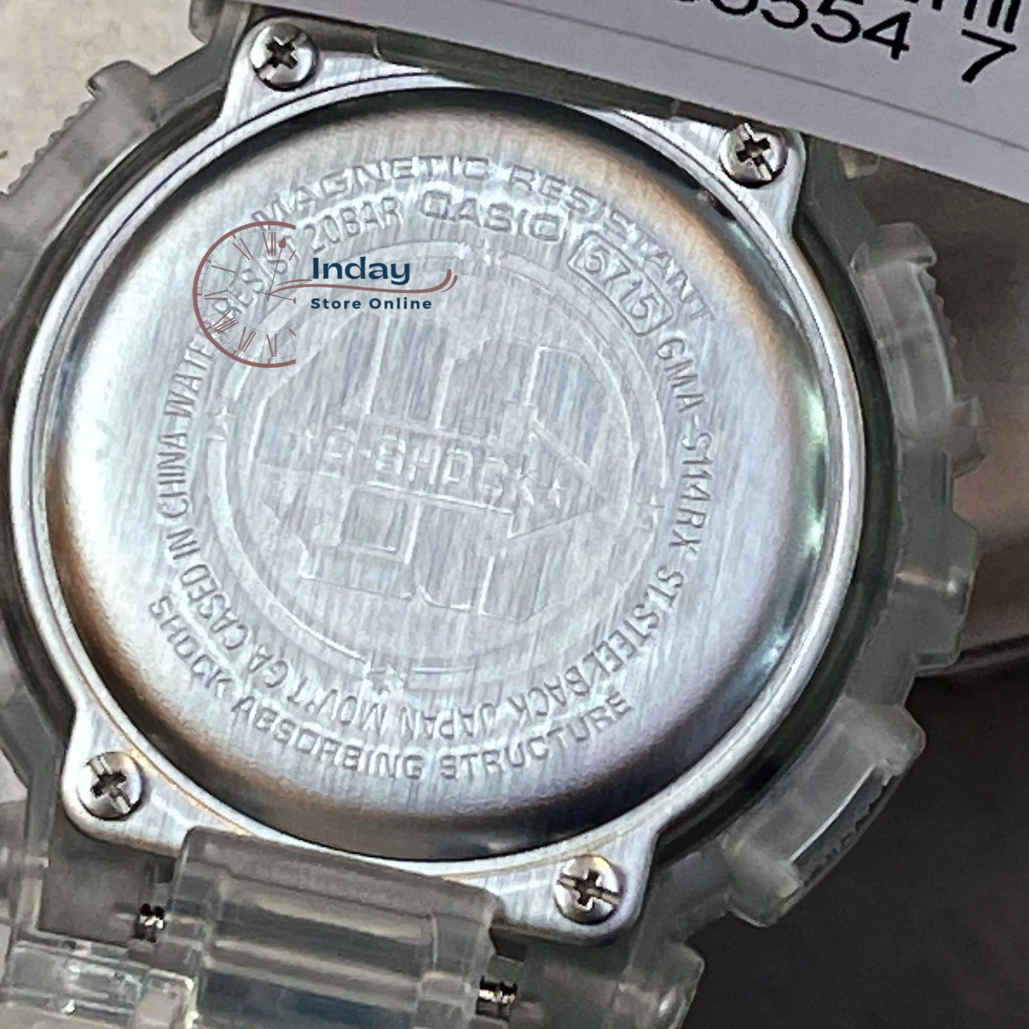 Casio G-Shock Women's Watch GMA-S114RX-7A Analog-Digital 40th Anniversary CLEAR REMIX Limited Edition