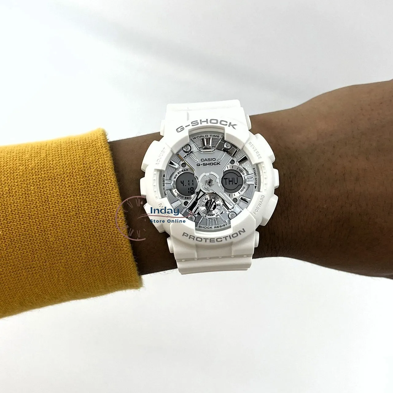 Casio G-Shock Women's Watch GMA-S120VA-7A Shock Resistant Magnetic Resistant Mineral Glass