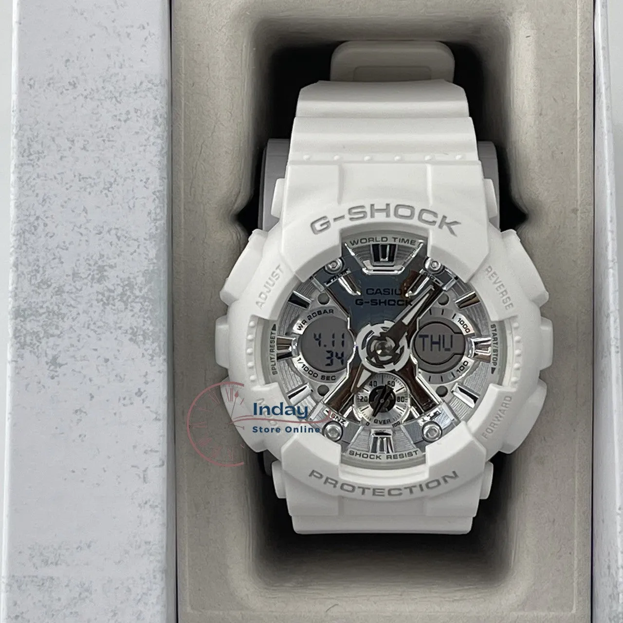 Casio G-Shock Women's Watch GMA-S120VA-7A Shock Resistant Magnetic Resistant Mineral Glass
