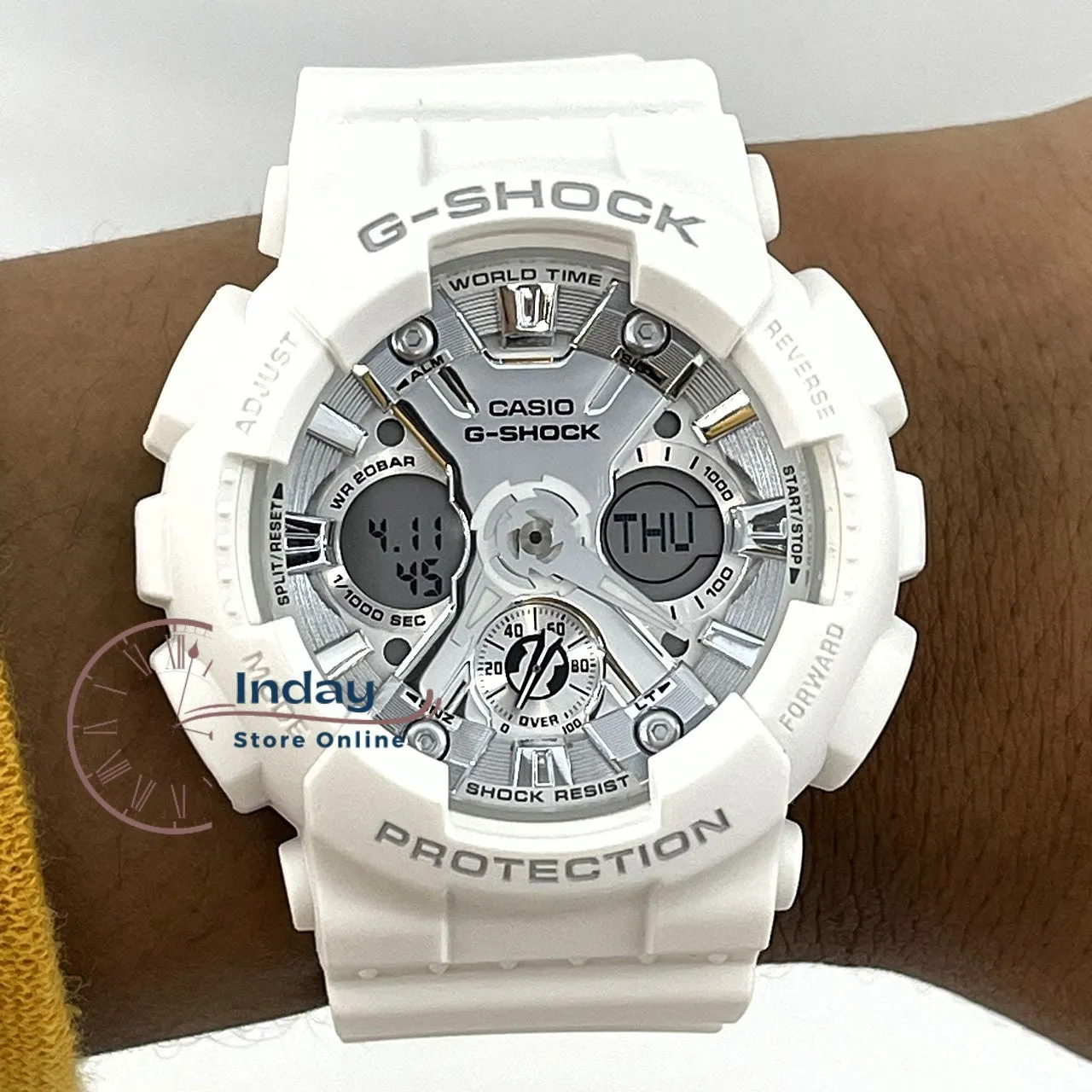 Casio G-Shock Women's Watch GMA-S120VA-7A Shock Resistant Magnetic Resistant Mineral Glass