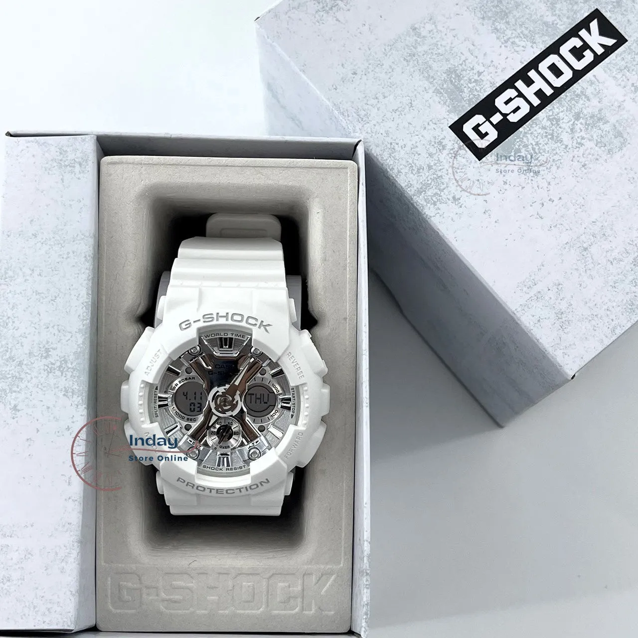 Casio G-Shock Women's Watch GMA-S120VA-7A Shock Resistant Magnetic Resistant Mineral Glass