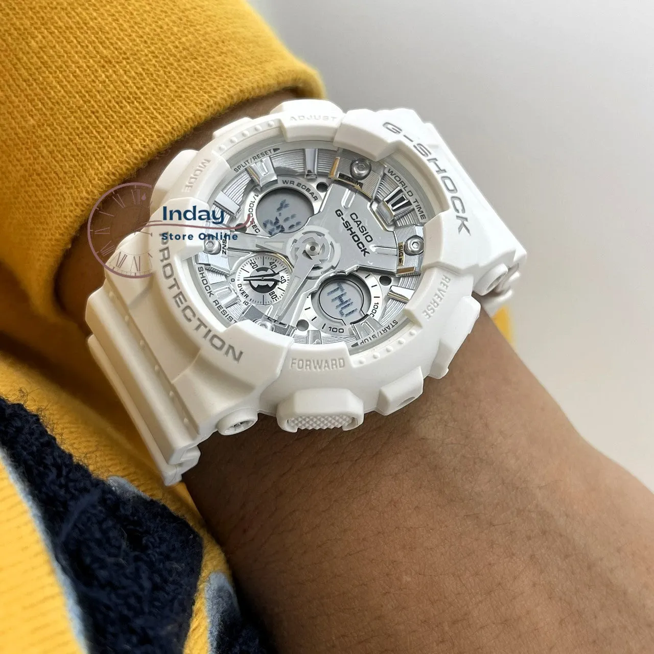 Casio G-Shock Women's Watch GMA-S120VA-7A Shock Resistant Magnetic Resistant Mineral Glass