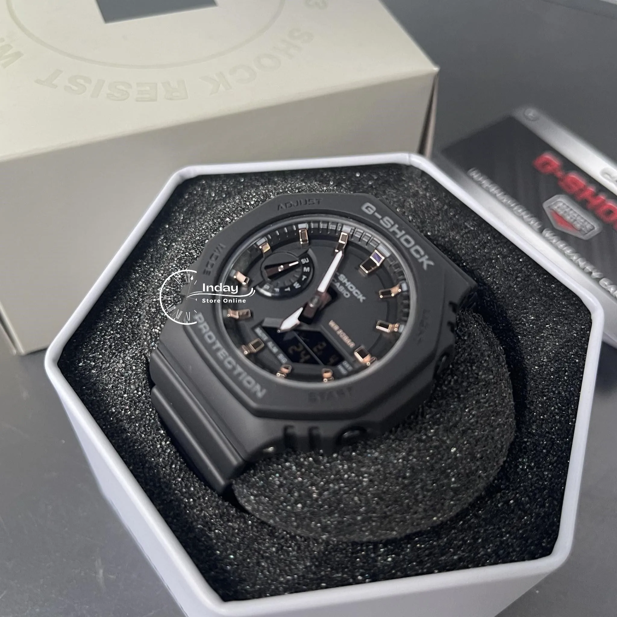 Casio G-Shock Women's Watch GMA-S2100-1A Analog-Digital Shock Resistant Carbon Core Guard Structure