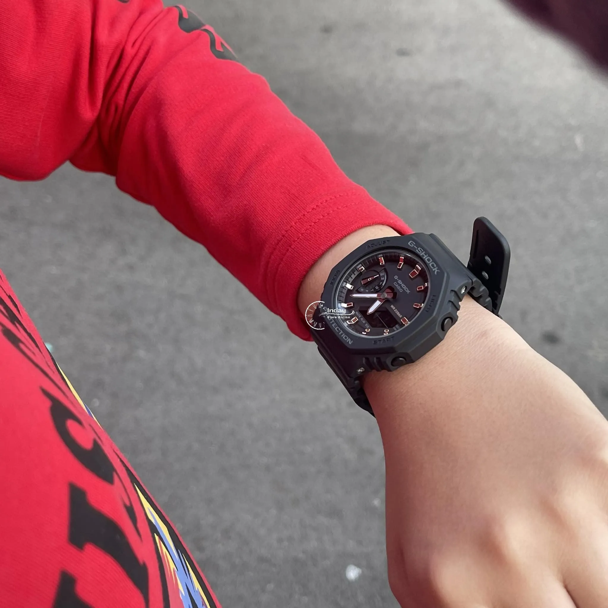 Casio G-Shock Women's Watch GMA-S2100-1A Analog-Digital Shock Resistant Carbon Core Guard Structure