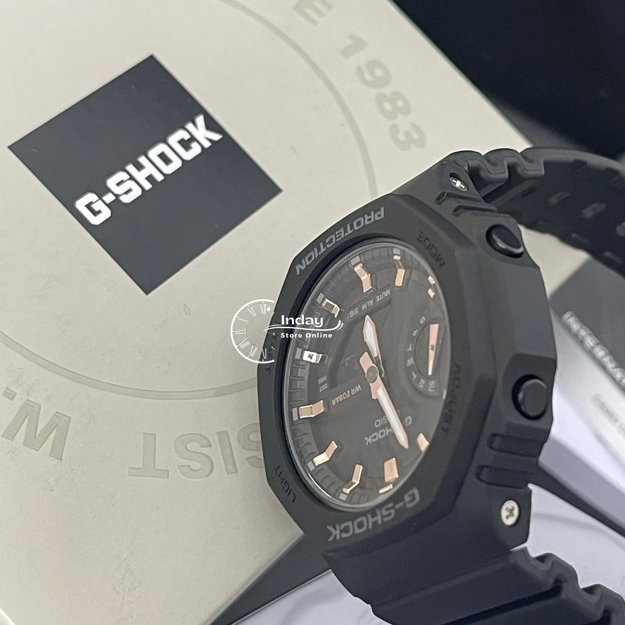 Casio G-Shock Women's Watch GMA-S2100-1A Analog-Digital Shock Resistant Carbon Core Guard Structure