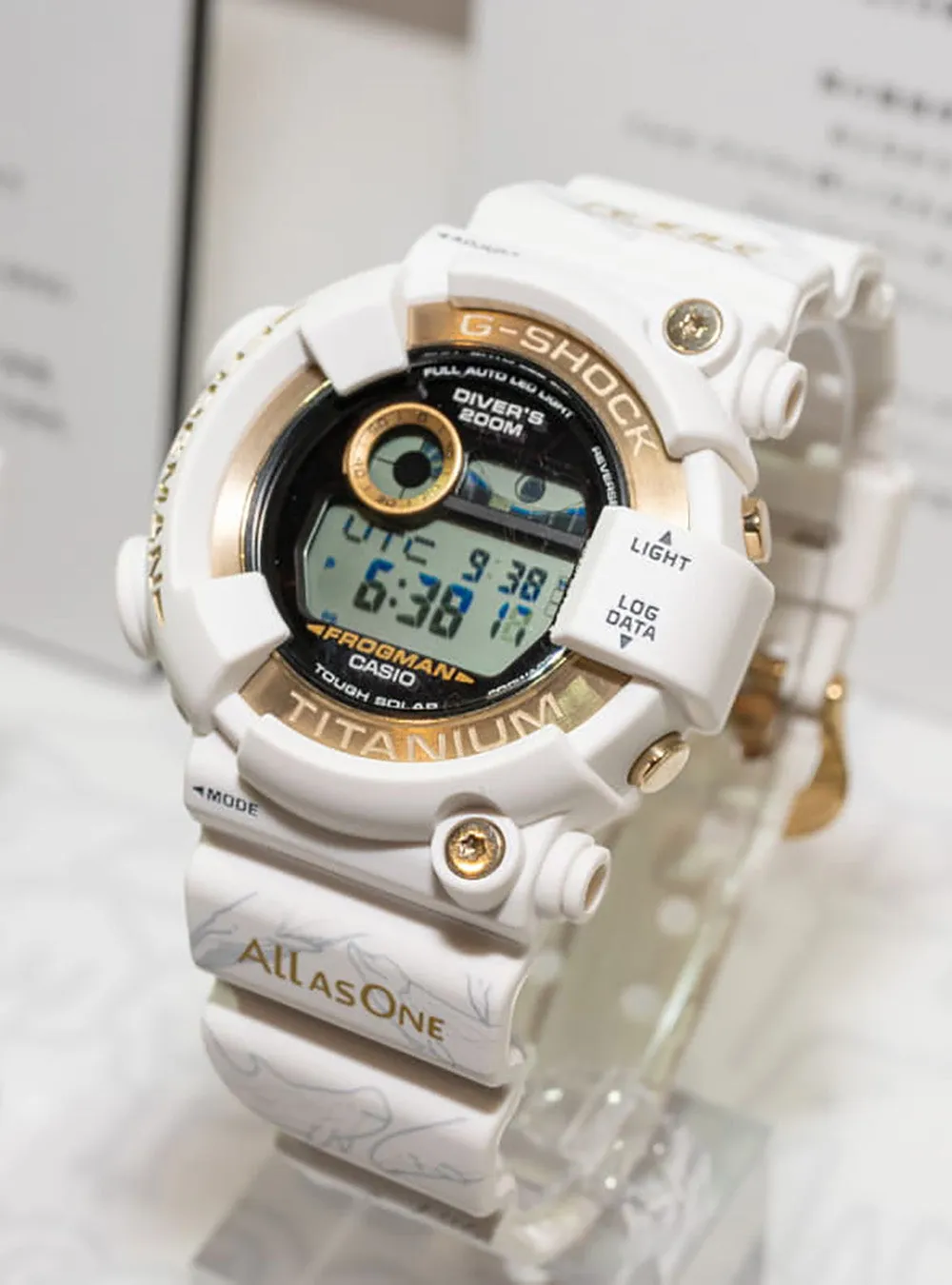 CASIO WATCH G-SHOCK MASTER OF G - SEA FROGMAN LOVE THE SEA AND THE EARTH 30TH ANNIVERSARY ICERC JAPAN COLLABORATION MODEL 2024 GW-8201K-7JR MADE IN JAPAN JDM