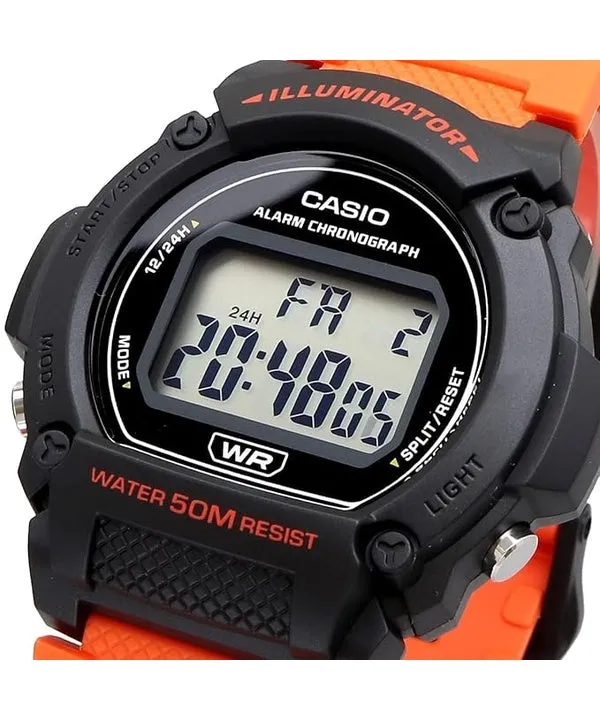 Casio Youth Digital Alarm Quartz W-219H-4AV W219H-4 Mens Watch