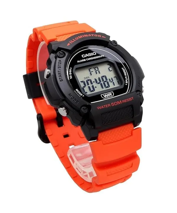 Casio Youth Digital Alarm Quartz W-219H-4AV W219H-4 Mens Watch