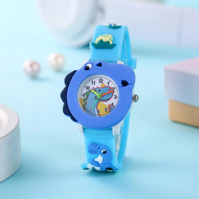 Children's Cute Cartoon Dinosaur Pattern Boys And Girls Quartz Watch FS