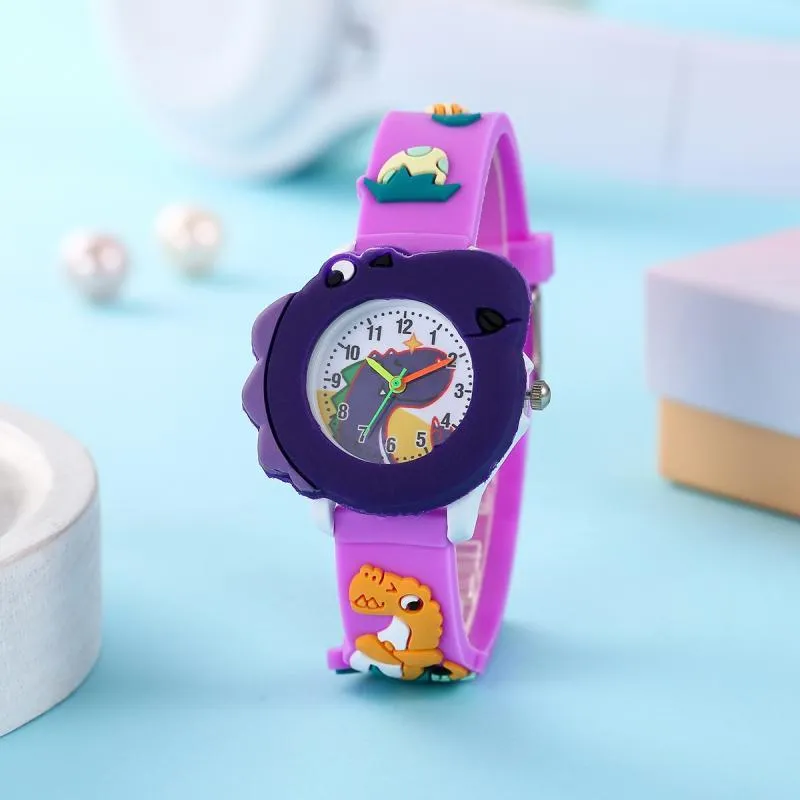 Children's Cute Cartoon Dinosaur Pattern Boys And Girls Quartz Watch FS