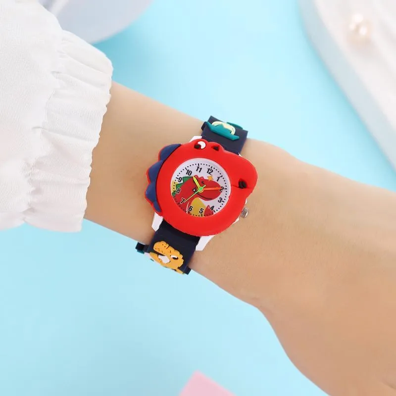 Children's Cute Cartoon Dinosaur Pattern Boys And Girls Quartz Watch FS