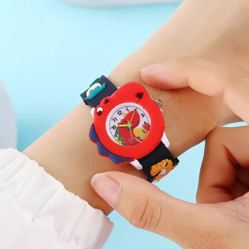 Children's Cute Cartoon Dinosaur Pattern Boys And Girls Quartz Watch FS