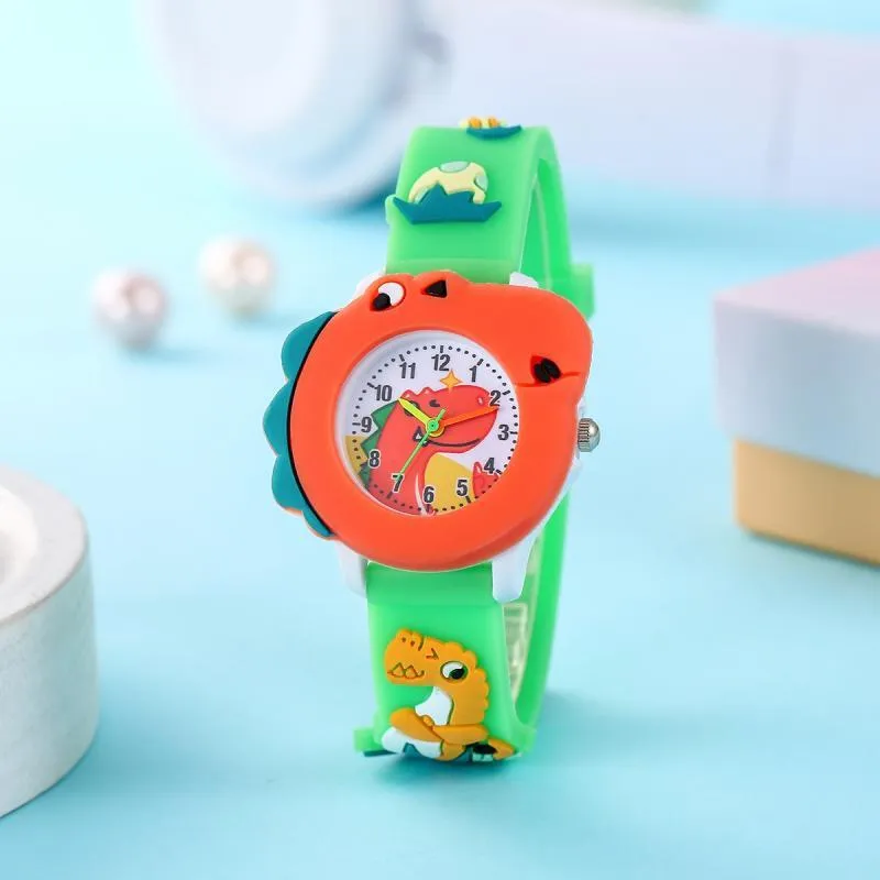 Children's Cute Cartoon Dinosaur Pattern Boys And Girls Quartz Watch FS