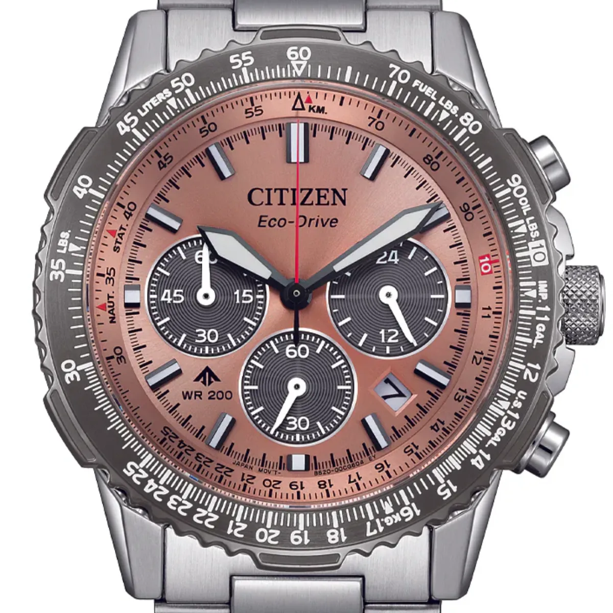 Citizen CA4664-60X Promaster Sky Eco-Drive Chronograph in Copper