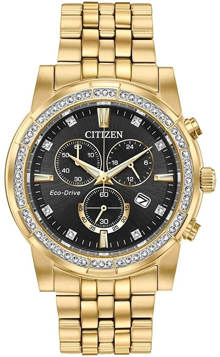 Citizen Eco Drive Crystal Men's Watch AT2452-52E