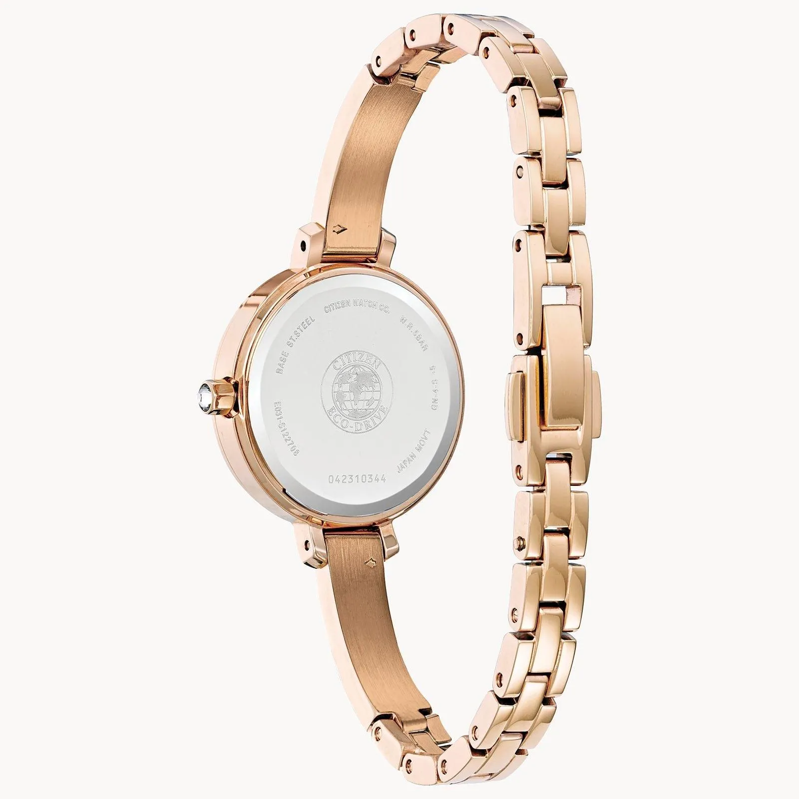 Citizen Eco Drive Silhouette Crystal Women's Watch EM0863-53D