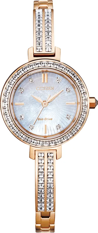 Citizen Eco Drive Silhouette Crystal Women's Watch EM0863-53D