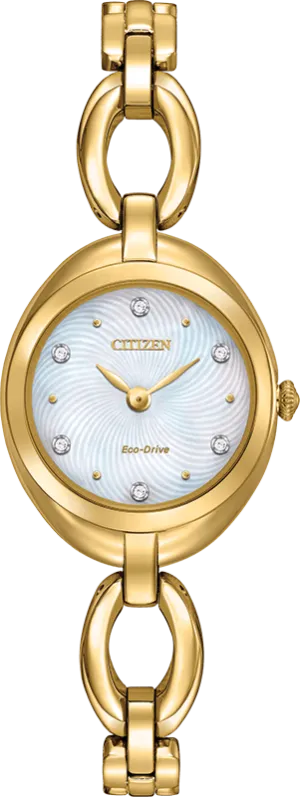 Citizen Eco Drive Silhouette Crystal Women's Watch EX1432-51D