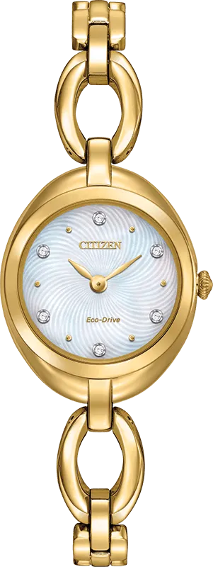 Citizen Eco Drive Silhouette Crystal Women's Watch EX1432-51D