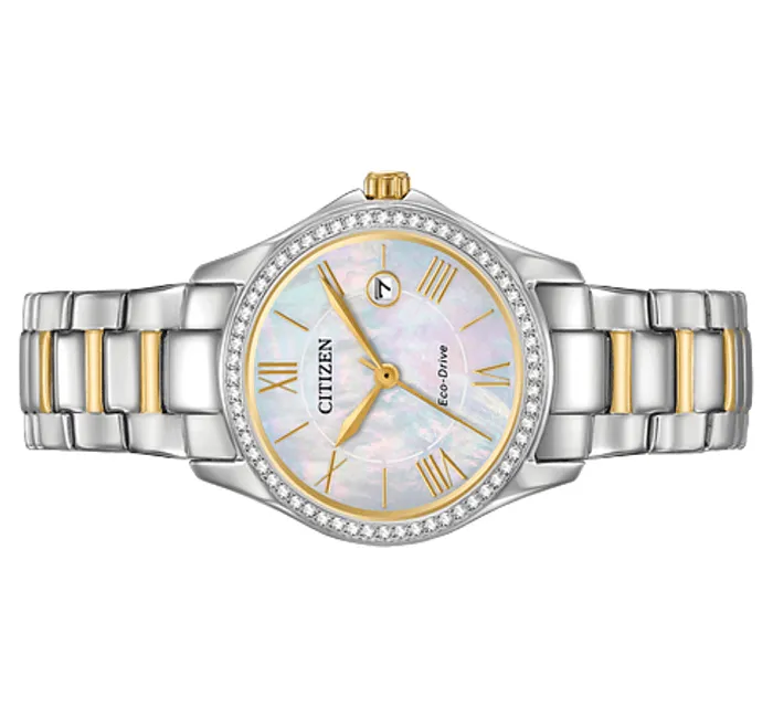 Citizen Eco Drive Silhouette Crystal Women's Watch FE1148-84D