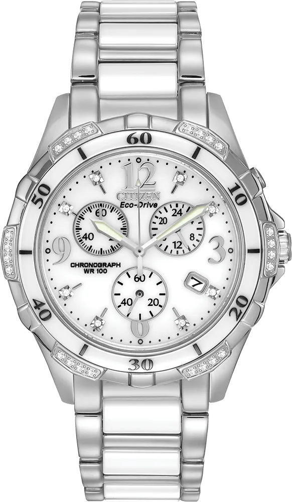 Citizen Eco Drive Silhouette Diamond Women's Watch FB1230-50A