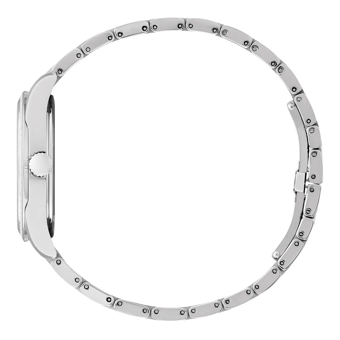 Citizen Fiore Ladies Eco Drive Stainless Steel Diamond Bezel Mother of Pearl Dial Watch
