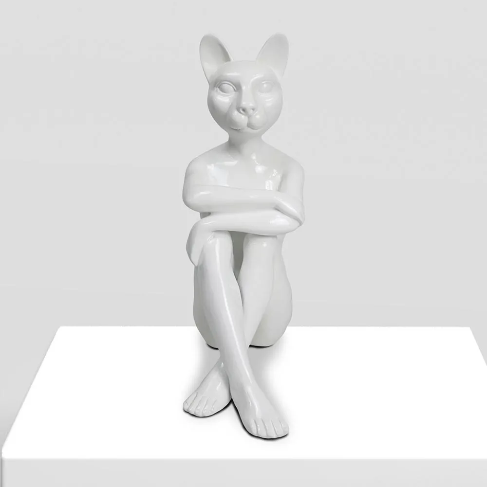 City Kitten Sculpture