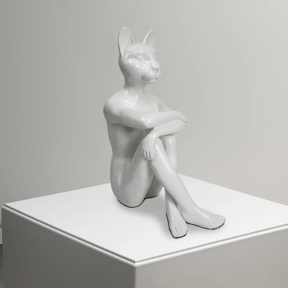 City Kitten Sculpture