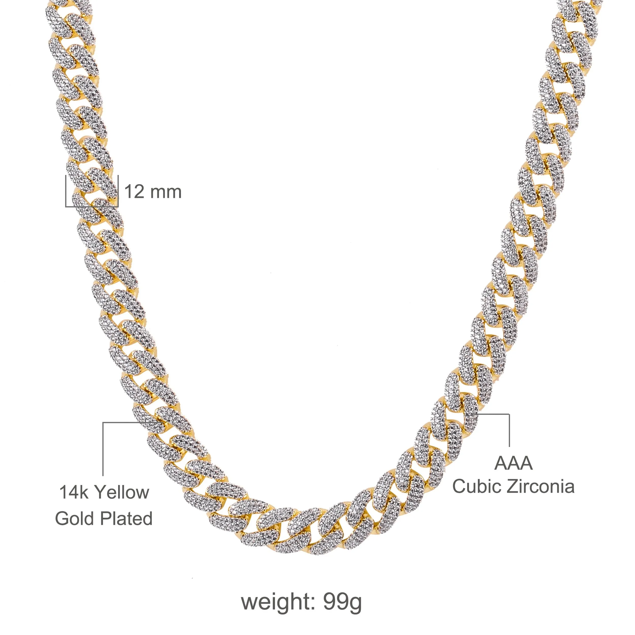 COLT 12MM Cuban Chain