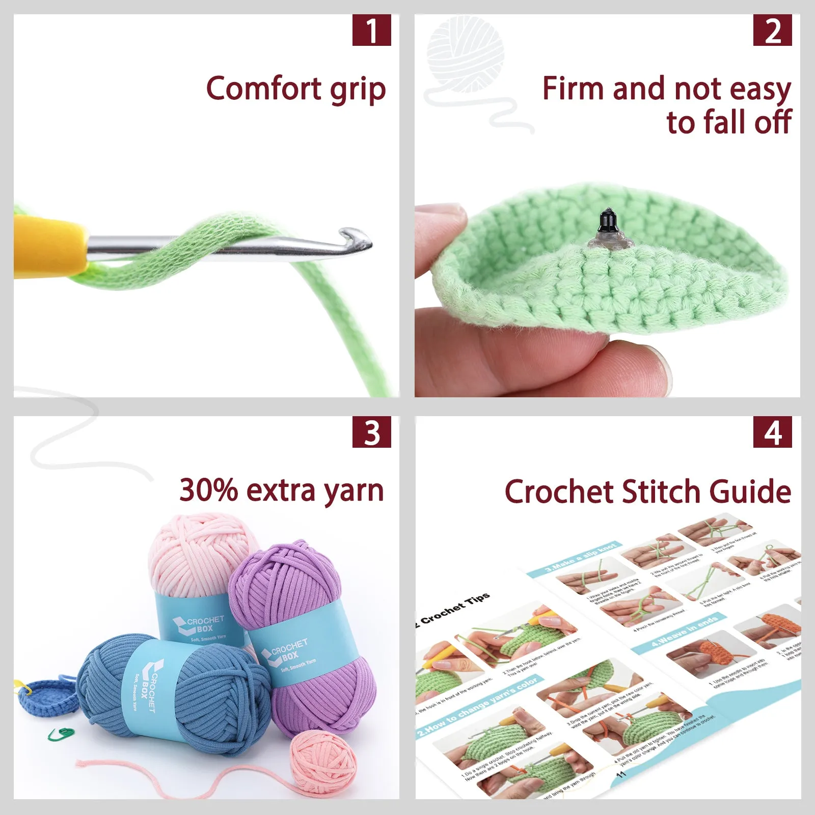 Complete Crochet Kit for Beginners —— Mothman