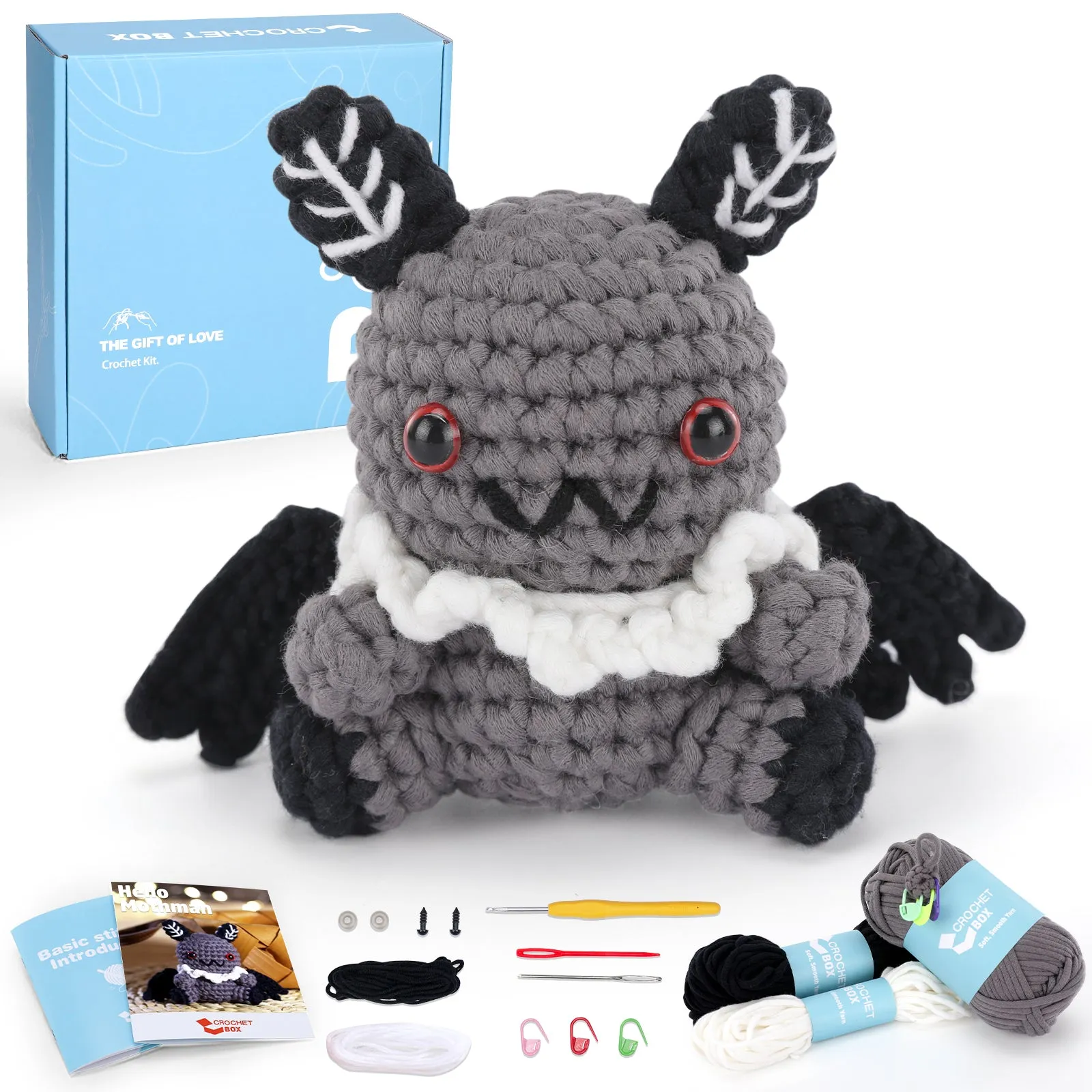 Complete Crochet Kit for Beginners —— Mothman