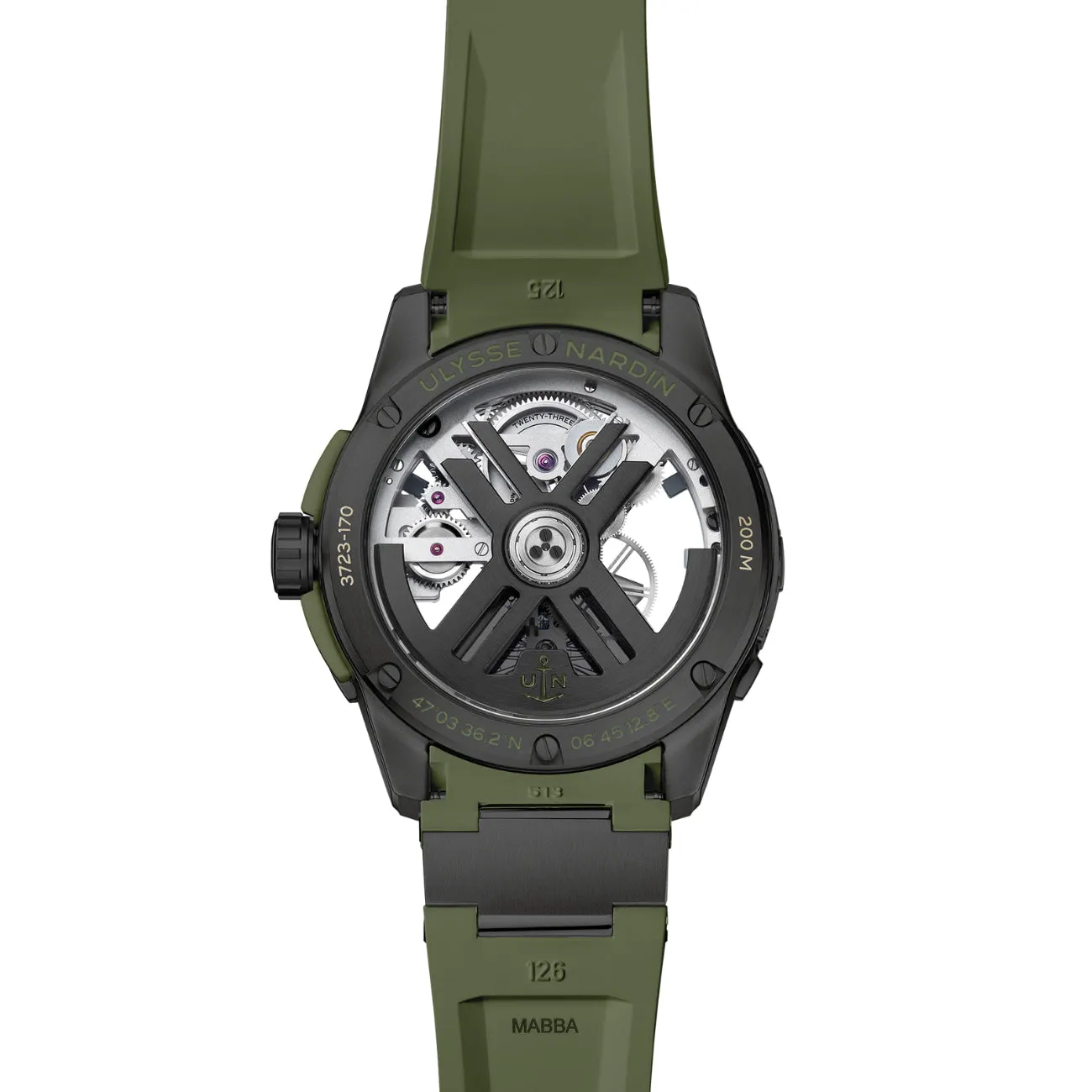 DIVER X SKELETON OPS 44MM BLACK DLC TITANIUM & CARBONIUM