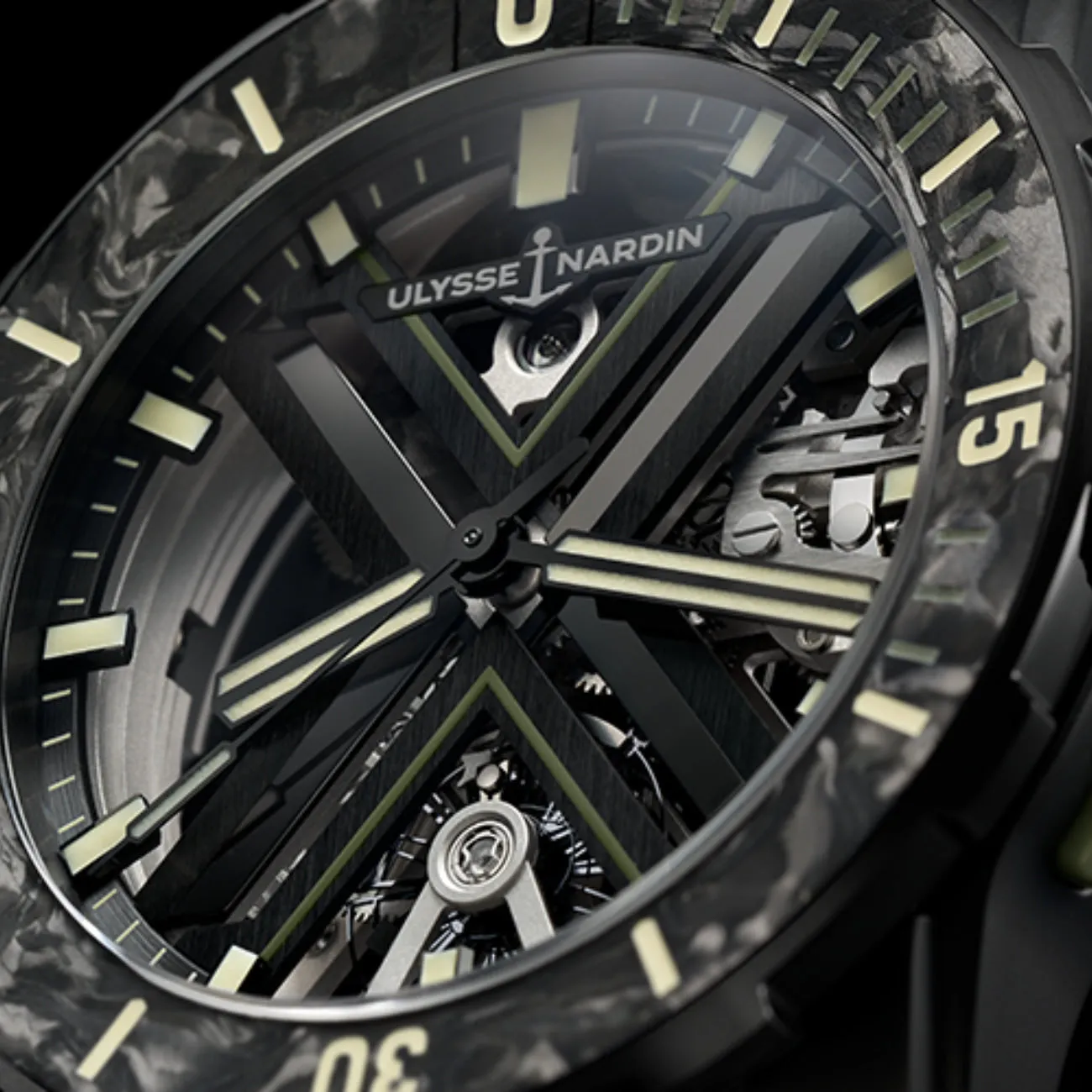 DIVER X SKELETON OPS 44MM BLACK DLC TITANIUM & CARBONIUM